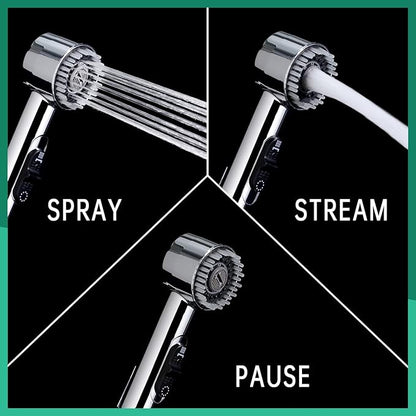 3 Mode Dog Shower Attachment, High Pressure Handheld Sprayer with ON/OFF Switch, Metal Shower Diverter, 118 Inches Stainless Steel Hose, No Drill Hook, for Indoor and Outdoor Pet Bathing and Washing