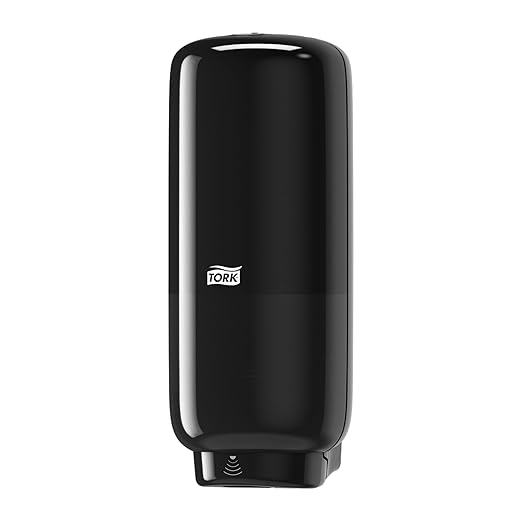 Tork Intuition Sensor Skincare Dispenser Black S4, for Hand Soap and Hand Sanitizer, Elevation Range, 571609