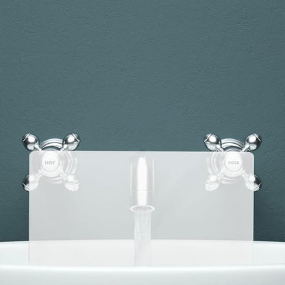 Acrylic Splash Guard for Kitchen Sink, Freestanding Splash Panel Barrier Behind Faucet, Suitable for Bathroom and Bathtub,