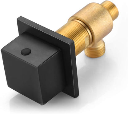 Deck Mount Roman Tub Faucet Matte Black Waterfall Bathtub Faucet Extra High Flow, SUMERAIN