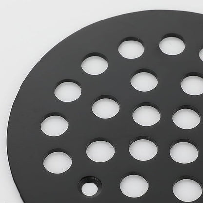 4-1/4 Inch Screw-in Shower Drain Cover Replacement Floor Strainer - Brushed Nickel, Brushed Gold, Oil Rubbed Bronze, Chrome, Antique Bronze, Black