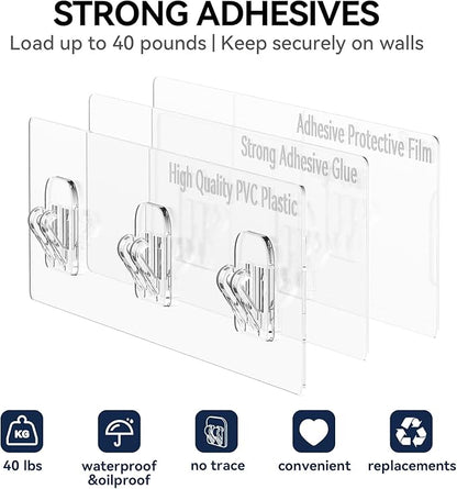 YASONIC Shower Caddy, Rustproof Shower Shelves for Inside shower, No Drilling Bathroom Organizers and Storage, 6 Pack Large Capacity Bathroom Caddy for Kitchen & Home Decor-XXL Size