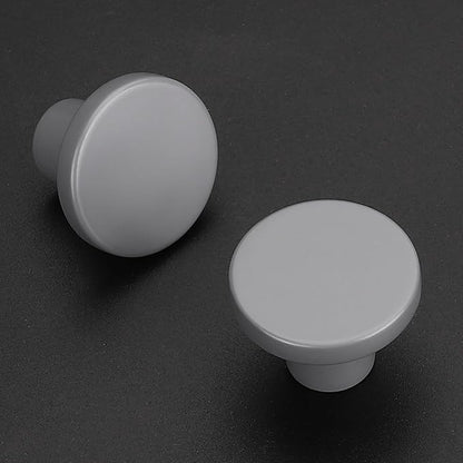 Ravinte 15 Pack Cabinet Knobs Grey Kitchen Cabinet Knobs Round Dresser Drawer Pulls Closet Door Pulls 1-1/5 Inch