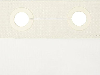 River Dream Stall Heavyweight No Hooks Required Dotted Waffle Weave Shower Curtain with Snap in Liner - 36W x 74H,Hotel Grade,Spa Like Bath Curtain,Graphite Cream