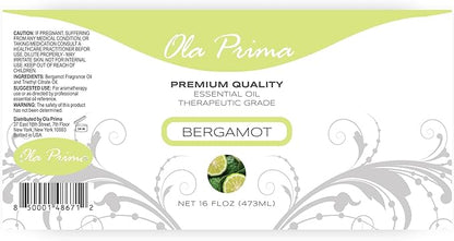Ola Prima Oils 16oz - Bergamot Essential Oil - 16 Fluid Ounces