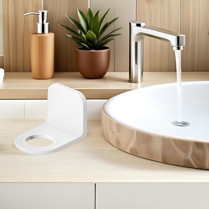 Self Adhesive Shower Gel Bottle Rack Hook Wall Mounted Shampoo and Conditioner Holder Liquid Soap Shower Holder for Bathroom Organization ()