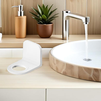 Self Adhesive Shower Gel Bottle Rack Hook Wall Mounted Shampoo and Conditioner Holder Liquid Soap Shower Holder for Bathroom Organization ()