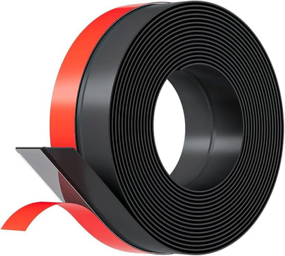36FT Weather Stripping Door Seal - 2" Silicone Door Draft Seal Tape for Gaps Under Door Weatherstripping Sweep Stopper for Bottom of Shower Door/Sliding Glass Door