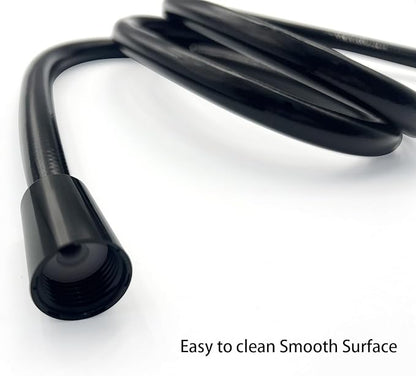 Replacement Shower Hose for RV Camper 6in Flexible & Kink-Free Heavy Duty PVC Lead-Free Black