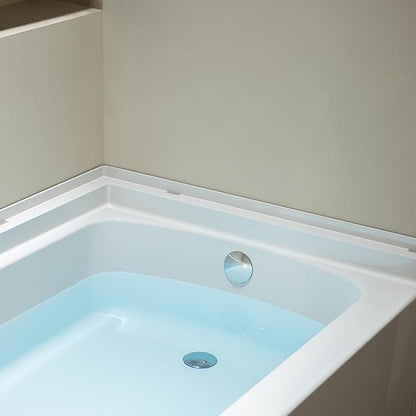 WOODBRIDGE 60” x 32” Alcove Soaking Bathtub in white with Right-Hand Drain Hole
