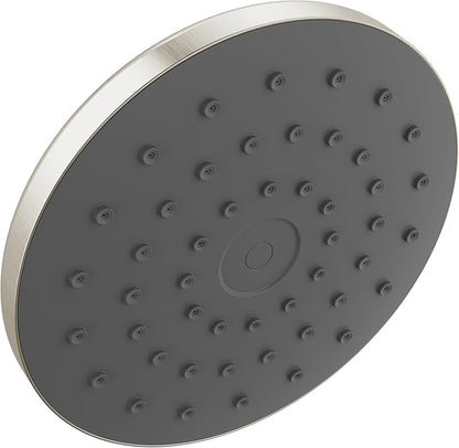 Delta PivotPro Brushed Nickel Rain Showerhead, Single Setting 7 Inch Round Shower Head, Showerheads, 1.75 GPM Flow Rate, SpotShield Brushed Nickel 75103SN