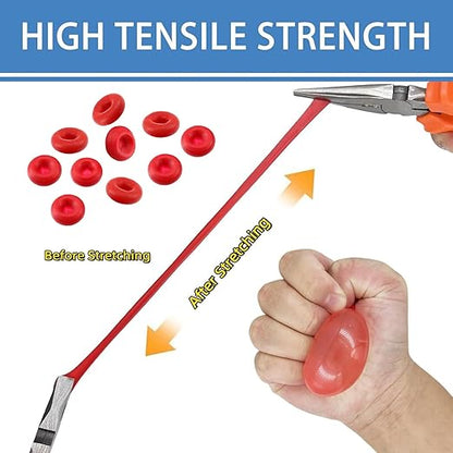 20 Pcs Caulk Tube Sealer Caps, Caulking Gun Tip Caps, Caulking Tool Accessory, Caulk Sealer Saver for Open Caulking Tube Sealing and Preserving, with Storage Box for Easy Storage