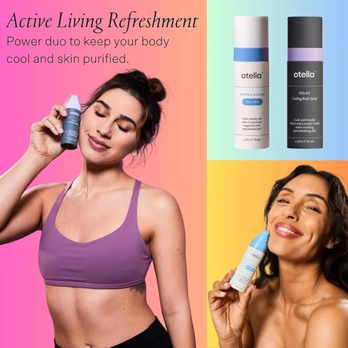 Cool & Calm Bundle - Detox & Soothe Face Mist + Lavender Vanilla Cooling Body Spray