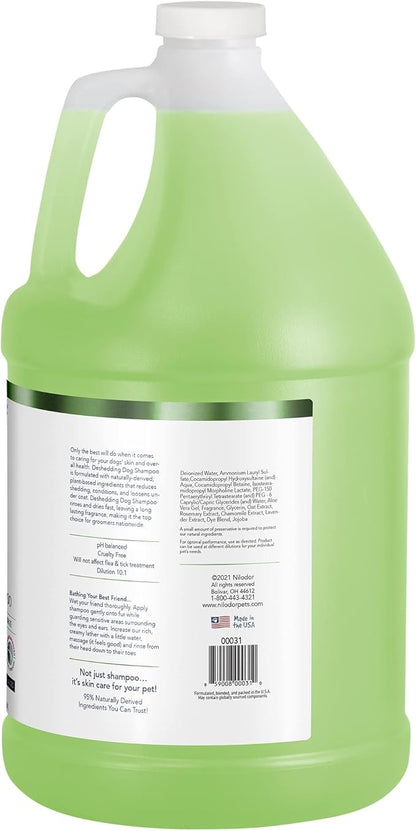 Bobbi Panter Dog Shampoo - Made in USA - All Natural Formula for Heavy Duty Deodorizing & Degreasing - Concentrated 25:1 for Professional Groomers - Fresh Clean Scent, 1 Gallon (Case of 4)