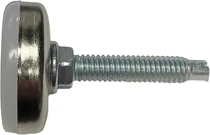 CasterHQ Shepherd 002361 Leveling Furniture Glide 5/16" -18 x 1 Threaded - Easy Adjustable Hex Nut - Non-Marking Base