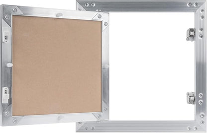 10" x 10" Drywall Access Panel – Waterproof Aluminum Frame Gypsum Hatch – Wall & Ceiling Inspection Door – Easy Install Removable Cover for Plumbing, Electrical, Utility & Ventilation Access