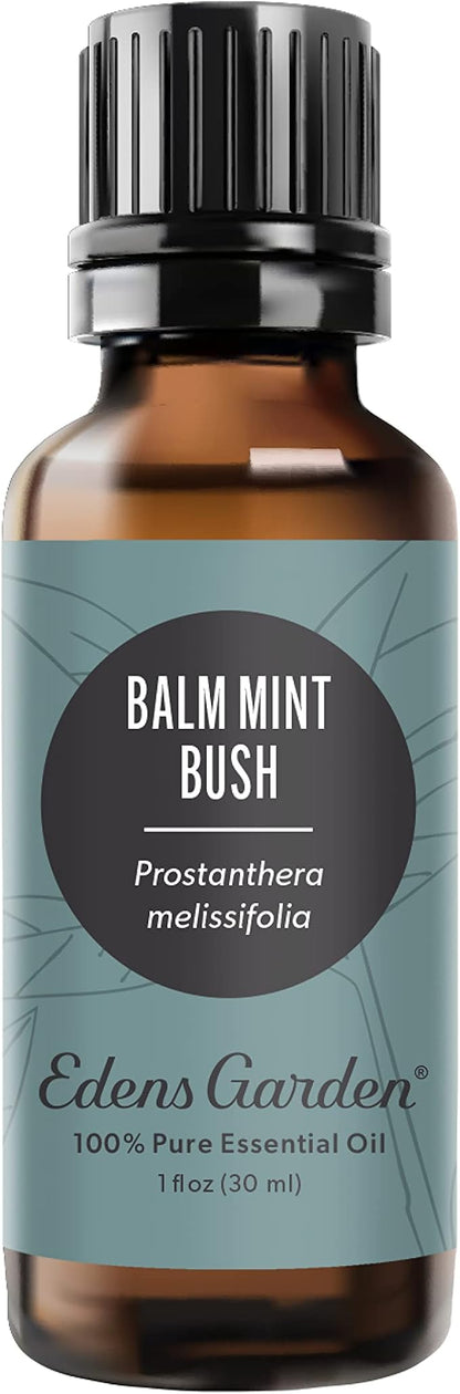 Edens Garden Balm Mint Bush Essential Oil- 100% Pure Premium Grade, Undiluted, Natural, Therapeutic, Aromatherapy, The Best for Diffuser, Skin, Laundry, Humidifiers 30 ml (1 fl oz)