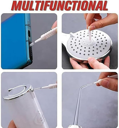 Multifunctional Shower Cleaning Tools Shower Cleaning Brush,2025 Upgrade Shower Head Cleaning Brush for Small Hole with Storage Boxes for Household Bathroom. (10 Pack)