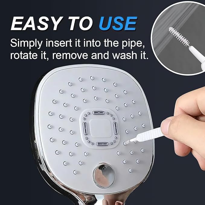 Multifunctional Shower Cleaning Tools Shower Cleaning Brush,2025 Upgrade Shower Head Cleaning Brush for Small Hole with Storage Boxes for Household Bathroom. (20 Pack)