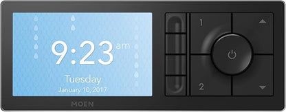 Moen Matte Black Smart Shower 4-Outlet Digital Water Controller for Thermostatic Shower Valve, TS3304BL