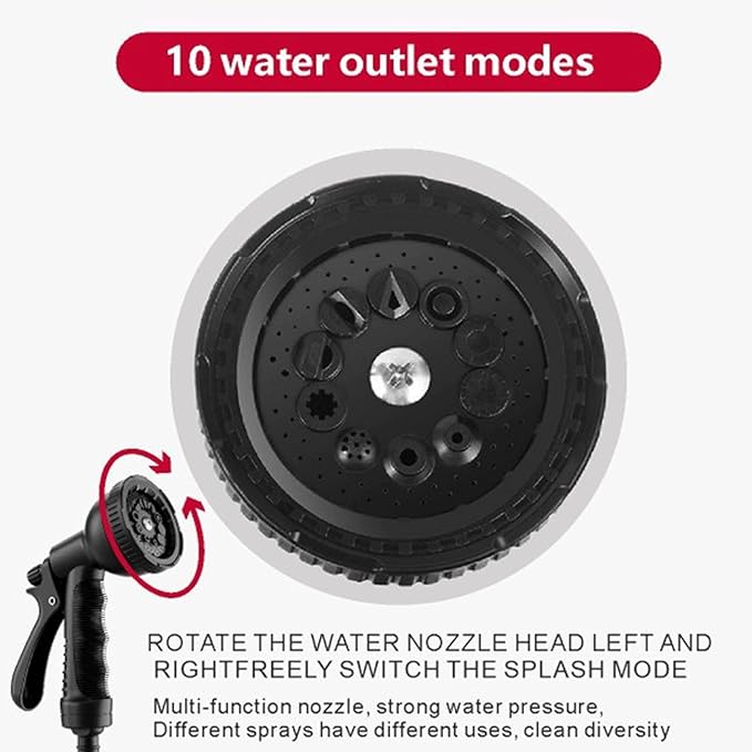 Portable Camping Shower, 5l Auto Manual Pressure Shower Pump with 360 Rotating Nozzle, Flow Adjustment Knob & Anti Slip Handle, Versatile Use for Hiking, Travel, Pet Bath