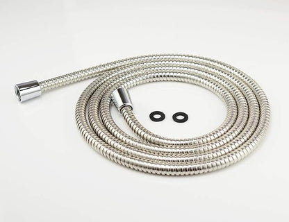 Purelux 100 Inch Shower Hose, Universal Handheld Showerhead Hose Made of Stainless Steel, Polished Chrome Finish