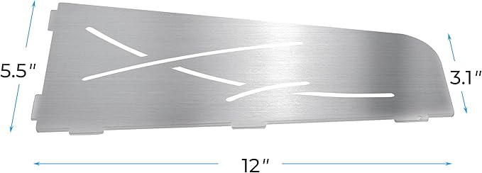FerdY 2-Pack 12" Brushed Nickel Recessed Corner Shower Shelf, for Tiled Bathroom Walls, 304 Stainless Steel Floating Shower Shelf, Shower Caddy Storage Shelves, No Drilling Required, Trapezoidal