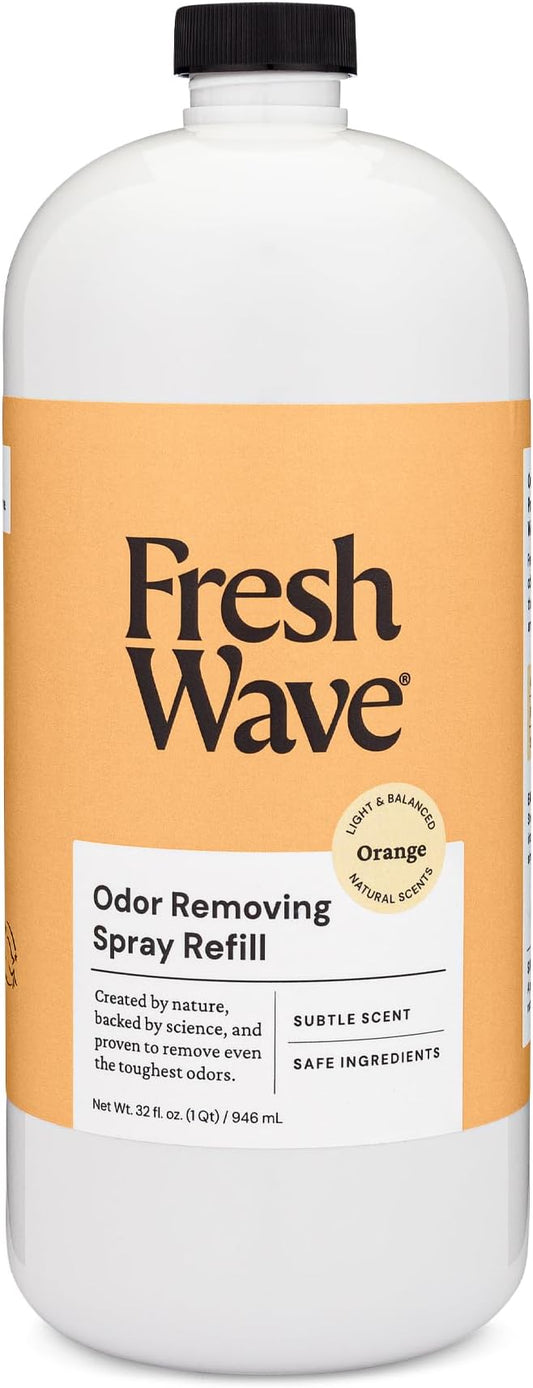 Fresh Wave Orange Odor Eliminator Spray & Air Freshener Refill, 32 fl. oz.