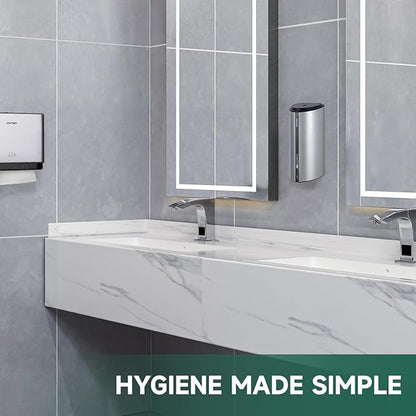 29fl.oz/850ml Commercial Automatic Liquid Soap Dispenser Wall-Mounted Large Capacity Model AD1209 Silver