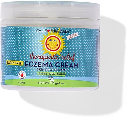 California Baby Eczema Cream | Steroid-Free Eczema Treatment | Colloidal Oatmeal + Aloe Vera | Soothing Eczema Lotion For Kids + Adults | 113 g / 4 oz