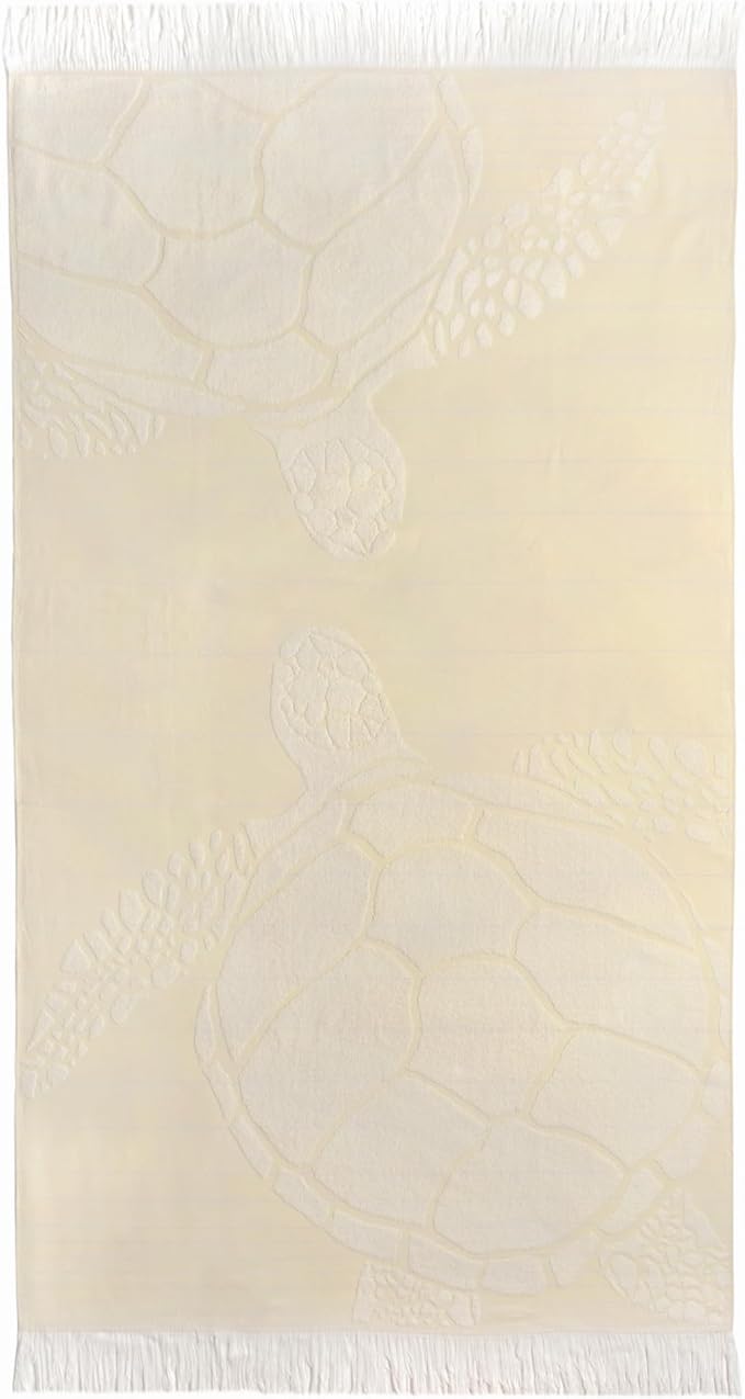 SOFE H&L | LINVIA Foutah Quick Dry Beach Towel Pack of 1 (35” x 70”) CARETTA - Yellow | Lightweight, Premium, Fade Resistant, Durable | Travel Towel, Turkish Beach Towel with Shoulder Strap