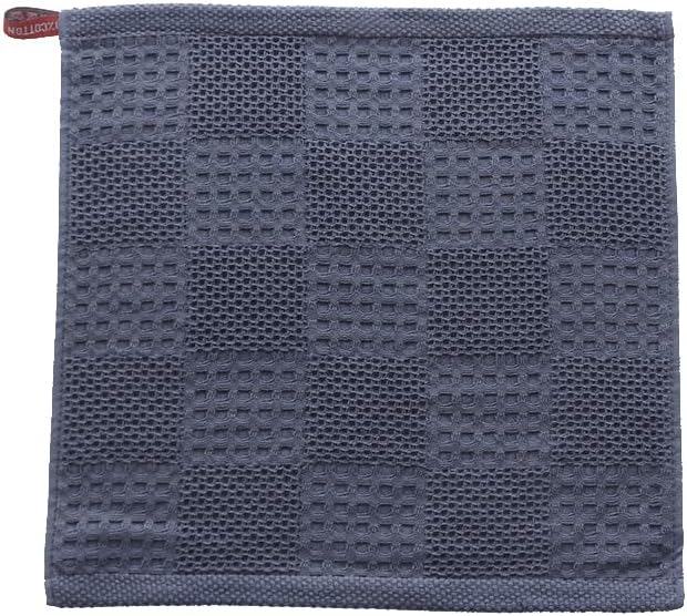 Waffle Weave Cotton Washing Cloth Ultra Soft and Absorbent Washcloths for Bathroom Kitchen and Gym Natural Cotton (1, Grey)