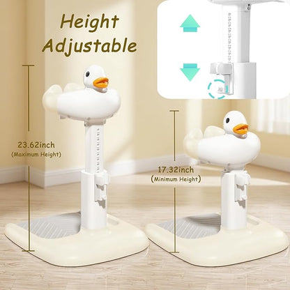Baby Shower Stand with Anti-slip Base, Adjustable Child Stand for Shower Infant Bath Support Stand Bath Stand for Toddlers 6-36 Months