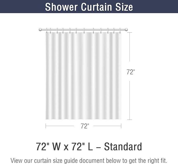 Gibelle Purple Shower Curtain, Waffle Weave Ombre Fabric Shower Curtain Purple Bathroom Decor Accessories Set with Hooks, Water Repellent and Machine Washable, 72 x 72