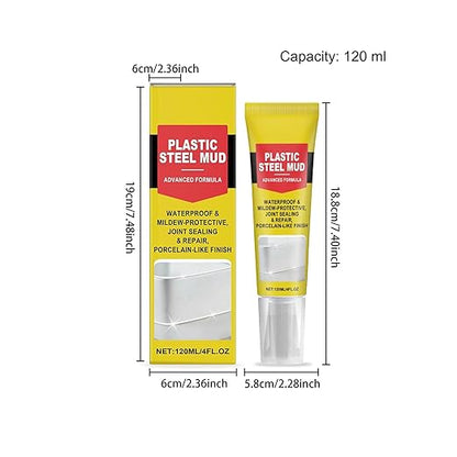 Waterproof Sealant Tube, Quick Dry Joint Filler, 300ml Multipurpose Repair Paste, Silicone Adhesive Compound, Construction Caulking with Strong Hold, Home Improvement Supplies for Kitchen Bathroom Use