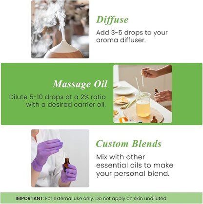 Handcraft Blends Peppermint Essential Oil – 0.33 Fl Oz – 100% Pure and Natural – Premium Grade Essential Oil for Diffuser and Aromatherapy, Skin, Massage, Candle and Soap Making Fragrance