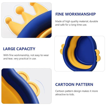 Portable Cartoon Washbasin for Lightweight Foldable PP Basin with Smooth Safe Surface Clean Bath Tub for Newborn Boys