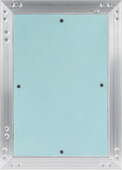 8" x 12" Drywall Access Panel – Waterproof Aluminum Frame Gypsum Hatch – Wall & Ceiling Inspection Door – Easy Install Removable Cover for Plumbing, Electrical, Utility & Ventilation Access