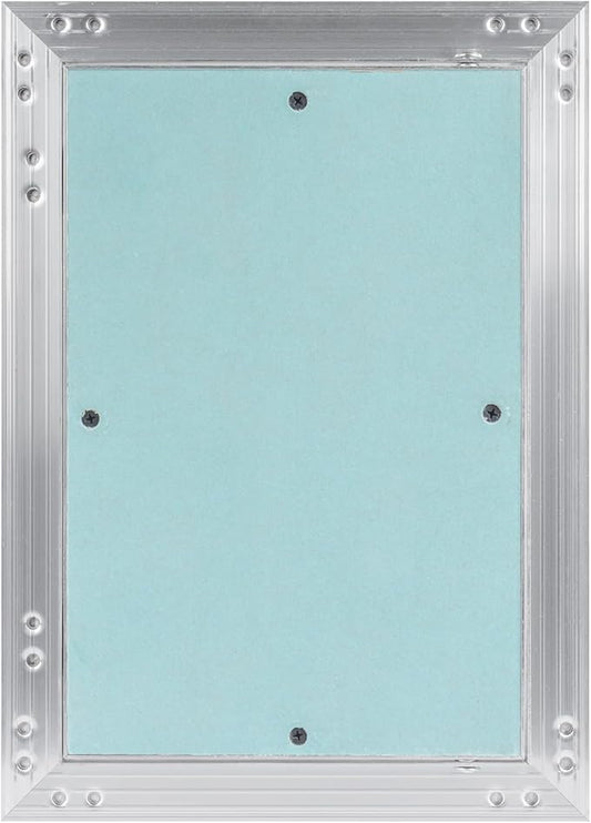 8" x 12" Drywall Access Panel – Waterproof Aluminum Frame Gypsum Hatch – Wall & Ceiling Inspection Door – Easy Install Removable Cover for Plumbing, Electrical, Utility & Ventilation Access