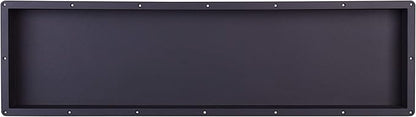 Huge Ready for Tile Waterproof Leak Proof 14" x 50" Bathroom Recessed Shower Niche - Single Bathroom Shelf Organizer Storage for Shampoo & Toiletry Storage - Flush Mount Installation, Black