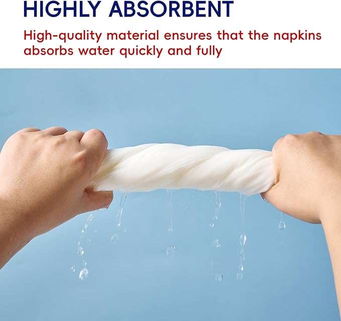 480 Count Disposable Hand Towels, Linen Feel Bathroom Hand Napkins, Soft And Absorbent Paper Napkin for Guest, Disposable Guest Towels for Kitchen, Parties, Weddings