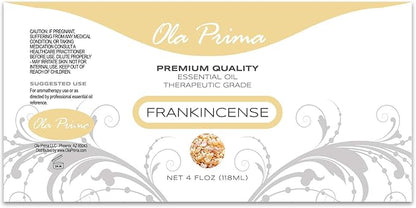 Ola Prima Frankincense Essential Oil 4oz – Frankincense Therapeutic Essential Oil 4 Fluid Ounces