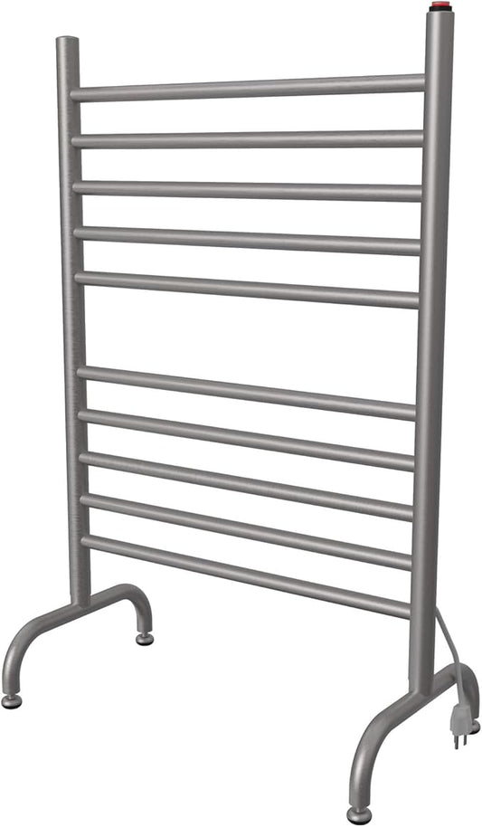 Amba SAFSB-24 Solo 24" Freestanding 10 Bar Towel Warmer in Brushed