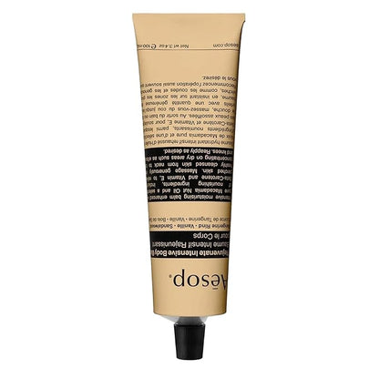 Aesop Rejuvenate Intensive Body Balm | Deeply Hydrate with Macadamia Nut Oil & Aloe Vera | Citrus, Vanilla, Woody Scent | 100 mL / 3.4 oz