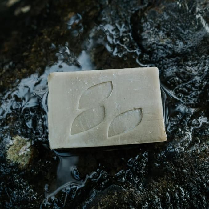 Alaska Glacial Mineral Clay Soap Bar with Goat’s Milk & Organic Oils | Face, Body, Shampoo & Shave | Hydrates & Detoxifies | For All Skin Types – Thieves Blend, 1 Pack