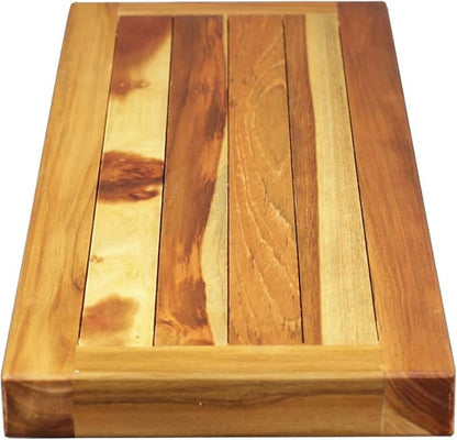 EcoDecors, 29 inch, Bath Tray for Tub, Bath Tub Tray Wood, Bathtub Table, Caddy for Bathtub in Natural Teak