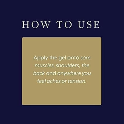 Aromatherapy Associates De-Stress Muscle Gel, Cooling & Warming Massage Gel with Ginger, Black Pepper & Rosemary Essential Oils for Daily Tension & Post-Activity Comfort, 5.07 oz