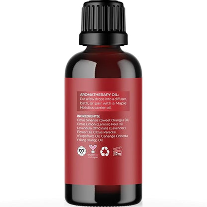 Uplift Aromatherapy Essential Oil Blend - Happy Essential Oil Blend with Calming Essential Oils for Diffusers for Home and Travel with Citrus Essential Oils and Pure Aromatherapy Oils for Diffusers