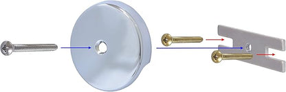 Tip-Toe Bath Drain Trim Kit (Chrome)