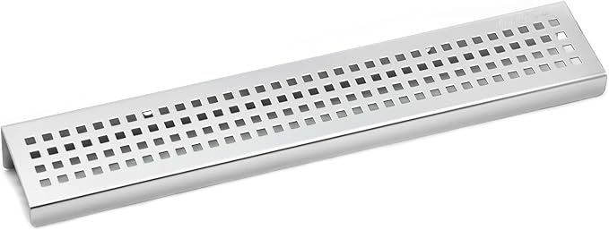 SereneDrains Stainless Steel Polished Chrome Shower Shelf for Inside Shower Drill in Wall Mount Small Bathroom Shelf Decor Organizer Rack Caddy Floating (Polished Stainless Steel, 16 Inch)